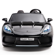 24v Porsche Panamera Style XXL Ride sur la voiture pour les enfants et les adultes blancs