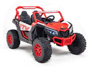KINGTOYS.ca 2027 XXL Premium MegaTrek 24V 2-Seater 24V 4X4/AWD Kids Ride on UTV Buggy W/ EVA Rubber Wheels, RC