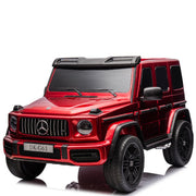 KINGTOYS.ca 2027 Platinum XL Mercedes G63 2x24V/4WD Kids Ride On Car with Rubber EVA Wheels & Leather Seats, 7" Video Screen with RC