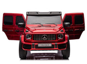 KINGTOYS.ca 2027 Platinum XL Mercedes G63 2x24V/4WD Kids Ride On Car with Rubber EVA Wheels & Leather Seats, 7" Video Screen with RC