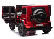 KINGTOYS.ca 2027 Platinum XL Mercedes G63 2x24V/4WD Kids Ride On Car with Rubber EVA Wheels & Leather Seats, 7" Video Screen with RC