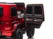 KINGTOYS.ca 2027 Platinum XL Mercedes G63 2x24V/4WD Kids Ride On Car with Rubber EVA Wheels & Leather Seats, 7" Video Screen with RC