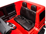 KINGTOYS.ca 2027 Platinum XL Mercedes G63 2x24V/4WD Kids Ride On Car with Rubber EVA Wheels & Leather Seats, 7" Video Screen with RC