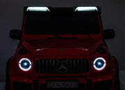KINGTOYS.ca 2027 Platinum XL Mercedes G63 2x24V/4WD Kids Ride On Car with Rubber EVA Wheels & Leather Seats, 7" Video Screen with RC