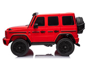 KINGTOYS.ca 2027 Platinum XL Mercedes G63 2x24V/4WD Kids Ride On Car with Rubber EVA Wheels & Leather Seats, 7" Video Screen with RC