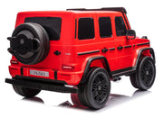 KINGTOYS.ca 2027 Platinum XL Mercedes G63 2x24V/4WD Kids Ride On Car with Rubber EVA Wheels & Leather Seats, 7" Video Screen with RC
