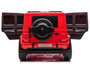 KINGTOYS.ca 2027 Platinum XL Mercedes G63 2x24V/4WD Kids Ride On Car with Rubber EVA Wheels & Leather Seats, 7" Video Screen with RC