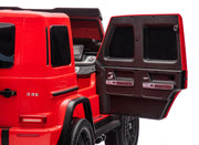 KINGTOYS.ca 2027 Platinum XL Mercedes G63 2x24V/4WD Kids Ride On Car with Rubber EVA Wheels & Leather Seats, 7" Video Screen with RC