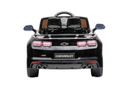 KINGTOYS.ca 12V Chevrolet Camaro 2SS Kids Ride On One Seater Electric Car with Leather Seat, Rubber Tires and RC