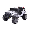 2025 12V Jeep Wrangler Style Kids Ride On One Seater Cars Leather Seat Rubber Tires With RC