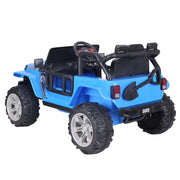 2025 12V Jeep Wrangler Style Kids Ride On One Seater Cars Leather Seat Rubber Tires With RC