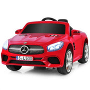 2025 12V Mercedes-Benz SL500 Kids Ride On Cars Leather Seat, Rubber Tires, With Remote Control