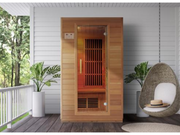 Blisspod, Vienna, Far Infrared Sauna Canadian Hemlock Very Low EMF Sauna, 4 Heaters – 2 Persons