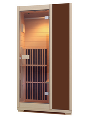 Blisspod, Vienna, Far Infrared Sauna Canadian Hemlock Very Low EMF Sauna, 3 Heaters – 1 Person