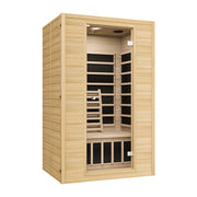 Blisspod, Vienna, Far Infrared Sauna Canadian Hemlock Very Low EMF Sauna, 4 Heaters – 2 Persons