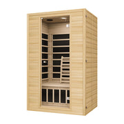 Blisspod, Vienna, Far Infrared Sauna Canadian Hemlock Very Low EMF Sauna, 4 Heaters – 2 Persons