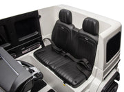 KINGTOYS.ca 2027 Platinum XL Mercedes G63 2x24V/4WD Kids Ride On Car with Rubber EVA Wheels & Leather Seats, 7" Video Screen with RC
