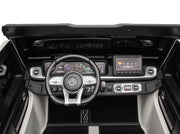 KINGTOYS.ca 2027 Platinum XL Mercedes G63 2x24V/4WD Kids Ride On Car with Rubber EVA Wheels & Leather Seats, 7" Video Screen with RC