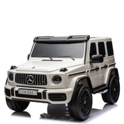 KINGTOYS.ca 2027 Platinum XL Mercedes G63 2x24V/4WD Kids Ride On Car with Rubber EVA Wheels & Leather Seats, 7" Video Screen with RC