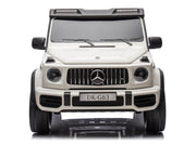 KINGTOYS.ca 2027 Platinum XL Mercedes G63 2x24V/4WD Kids Ride On Car with Rubber EVA Wheels & Leather Seats, 7" Video Screen with RC