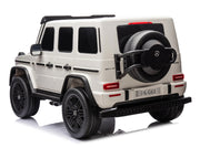 KINGTOYS.ca 2027 Platinum XL Mercedes G63 2x24V/4WD Kids Ride On Car with Rubber EVA Wheels & Leather Seats, 7" Video Screen with RC