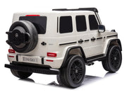 KINGTOYS.ca 2027 Platinum XL Mercedes G63 2x24V/4WD Kids Ride On Car with Rubber EVA Wheels & Leather Seats, 7" Video Screen with RC