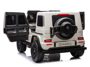 KINGTOYS.ca 2027 Platinum XL Mercedes G63 2x24V/4WD Kids Ride On Car with Rubber EVA Wheels & Leather Seats, 7" Video Screen with RC
