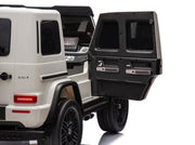 KINGTOYS.ca 2027 Platinum XL Mercedes G63 2x24V/4WD Kids Ride On Car with Rubber EVA Wheels & Leather Seats, 7" Video Screen with RC