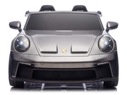 KINGTOYS.ca 2027 Licensed 24V Porsche 911 GT3 Kids Ride On Car 2 Seater Upgraded Silent Motors, MP4 7" Touch Screen With Parental Remote Control