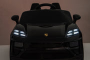 KINGTOYS.ca Licensed 24V Porsche Macan Turbo EV Kids Ride on One Seater cars, Rubber Tires, Leather Seat, with RC