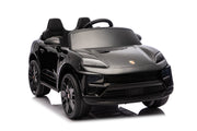 KINGTOYS.ca Licensed 24V Porsche Macan Turbo EV Kids Ride on One Seater cars, Rubber Tires, Leather Seat, with RC