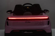 KINGTOYS.ca Licensed 24V Porsche Macan Turbo EV Kids Ride on One Seater cars, Rubber Tires, Leather Seat, with RC