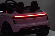 KINGTOYS.ca Licensed 24V Porsche Macan Turbo EV Kids Ride on One Seater cars, Rubber Tires, Leather Seat, with RC