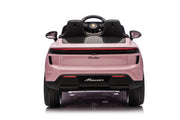 KINGTOYS.ca Licensed 24V Porsche Macan Turbo EV Kids Ride on One Seater cars, Rubber Tires, Leather Seat, with RC