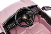 KINGTOYS.ca Licensed 24V Porsche Macan Turbo EV Kids Ride on One Seater cars, Rubber Tires, Leather Seat, with RC