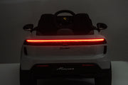 KINGTOYS.ca Licensed 24V Porsche Macan Turbo EV Kids Ride on One Seater cars, Rubber Tires, Leather Seat, with RC