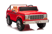 Licensed 24V Ford 150 Retro 2 Seater Kids Ride on Truck, Leather Seat, Rubber Tires, with RC