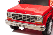 Licensed 24V Ford 150 Retro 2 Seater Kids Ride on Truck, Leather Seat, Rubber Tires, with RC
