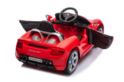 2026 Licenced 12V Porsche Carrera GT One Seater Kids Ride on car, Leather Seat, Rubber Tires, with RC