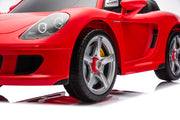 2026 Licenced 12V Porsche Carrera GT One Seater Kids Ride on car, Leather Seat, Rubber Tires, with RC