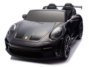 KINGTOYS.ca 2027 Licensed 24V Porsche 911 GT3 Kids Ride On Car 2 Seater Upgraded Silent Motors, MP4 7" Touch Screen With Parental Remote Control