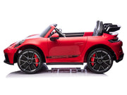 KINGTOYS.ca 2027 Licensed 24V Porsche 911 GT3 Kids Ride On Car 2 Seater Upgraded Silent Motors, MP4 7" Touch Screen With Parental Remote Control