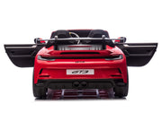 KINGTOYS.ca 2027 Licensed 24V Porsche 911 GT3 Kids Ride On Car 2 Seater Upgraded Silent Motors, MP4 7" Touch Screen With Parental Remote Control