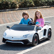 2026 XXL 24V Lamborghini Aventador Brushless Motor electric 2 Seater Kids Ride On Cars Leather Seat Tubeless Air Tires
