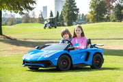 2026 XXL 24V Lamborghini Aventador Brushless Motor electric 2 Seater Kids Ride On Cars Leather Seat Tubeless Air Tires