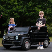 2026 Licensed XXL 24V Mercedes Maybach G650 Big Kids & Adults Ride On 2 Seater Cars, Brushless Motor, Leather Seat, Rubber Air Tires
