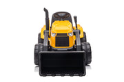 KINGTOYS.ca 2026 12V Excavator Tractor Trailer Kids Ride On One Seater Electric Truck with RC and Wagon