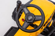 KINGTOYS.ca 2026 12V Excavator Tractor Trailer Kids Ride On One Seater Electric Truck with RC and Wagon