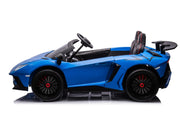 2027 24V XXL Licensed Lamborghini Aventador 200 Watts Brushless Motor electric 2 Seater Kids Ride On Cars Leather Seat Tubeless Air Tires