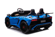 2027 24V XXL Licensed Lamborghini Aventador 200 Watts Brushless Motor electric 2 Seater Kids Ride On Cars Leather Seat Tubeless Air Tires